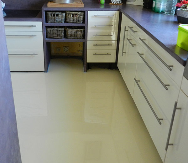 Peinture Résine Epoxy Cuisine Et Sol Intérieur Maison étanche