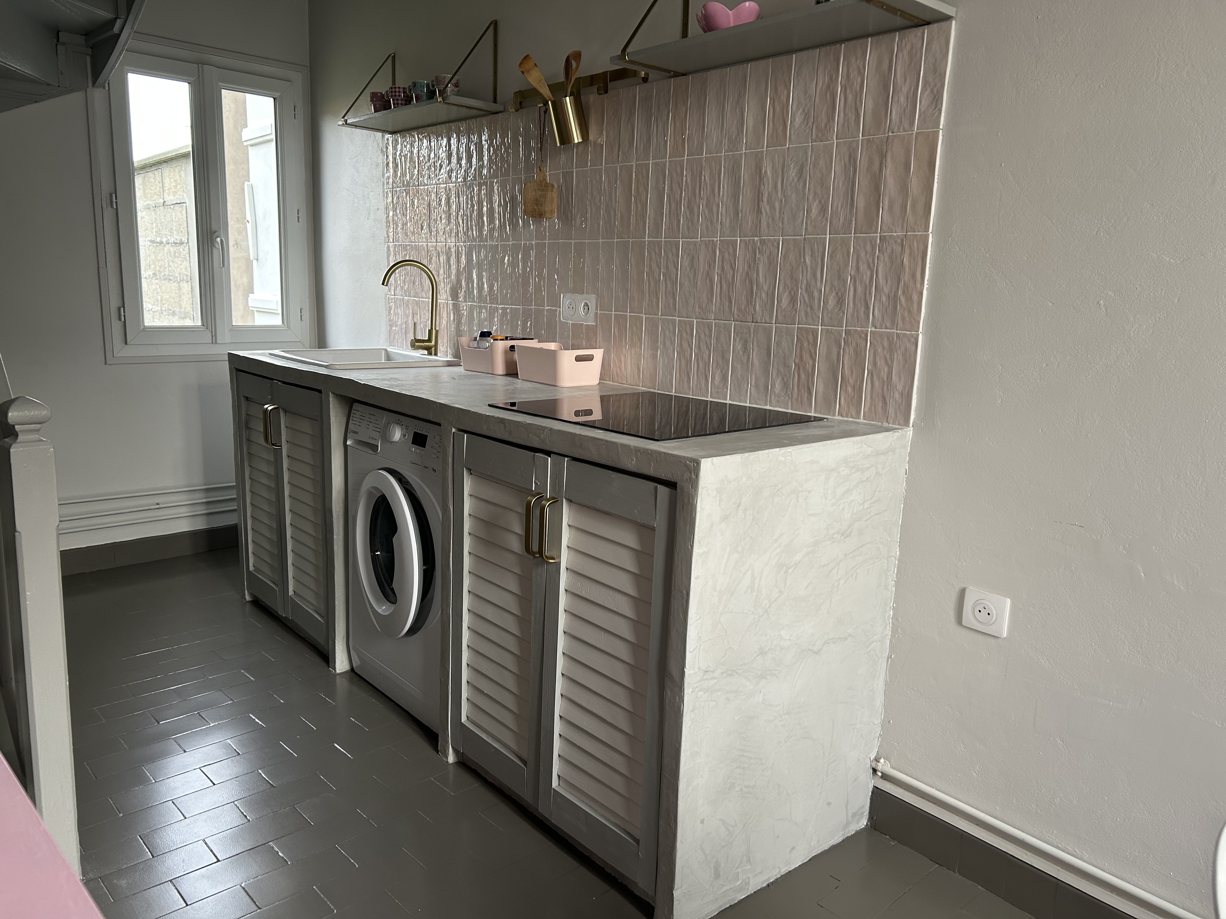 beton cire cuisine