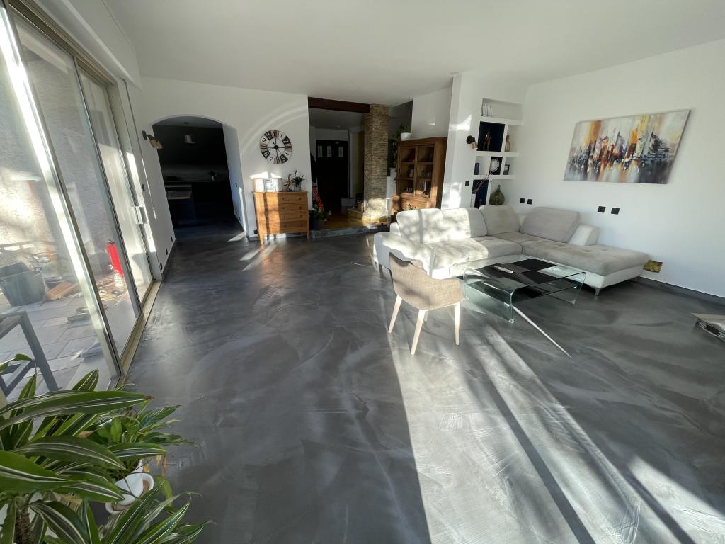 beton cire sol flanelle